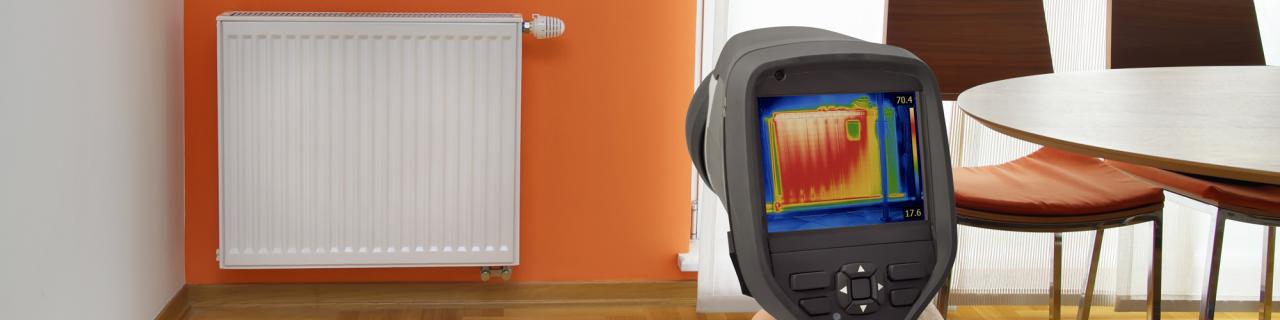 thermal infrared imaging camera inside house